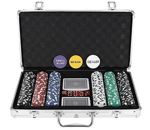 „Texas Strong 300 Tokens“ pokerio rinkinys + lagaminas 9554 (6 foto / 8)