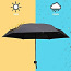 Складной мини-зонтик для путешествий (фото #1)