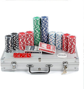 Покерный набор Texas Strong, 300 жетонов + чемодан
