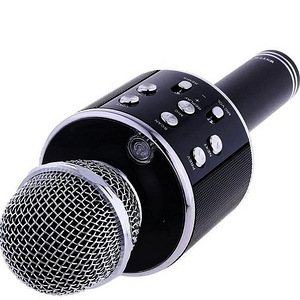 Karaokemikrofon, juhtmevaba Bluetoothiga ja muutmisefektid (6 foto / 10)