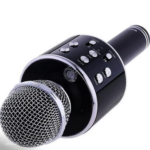 Караоке микрофон, беспроводной c Bluetooth и эффектами измен (фото #6)