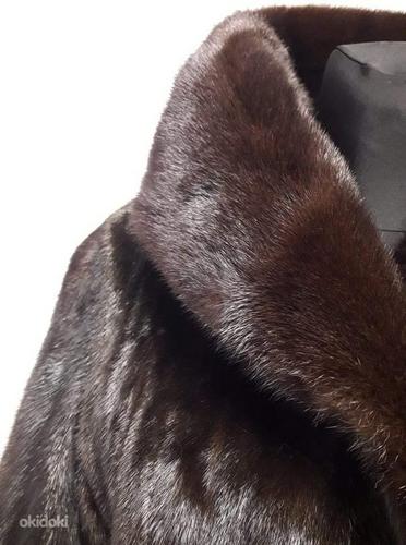 Норковая шуба, пальто M- L-XL (фото #6)
