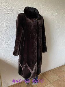 Mouton mantel naaritsa krae 40-42 (5 foto / 10)