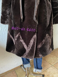 Mouton mantel naaritsa krae 40-42 (7 foto / 10)
