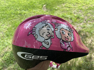 Детский шлем розовый