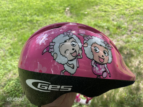 Детский шлем розовый (фото #1)