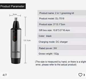 DALING 2in1 7018 uus trimmer 2 lisaseadmega (3 foto / 4)