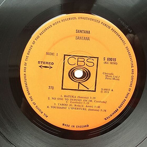 SANTANA - SANTANA (UK). (6 foto / 6)