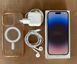 I phone 14 pro max 128 gbd ideaalses seisokkoras (1 foto / 3)