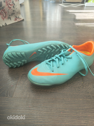 Кроссовки Nike Mercurial Vapor VIII Blue/Orange TURF (фото #1)