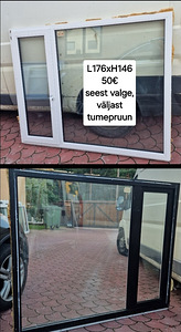 Värvilised PVC aknad 10tk erinevad (3 foto / 5)