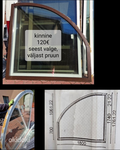 Erinevad PVC aknad KINNISED (foto #6)