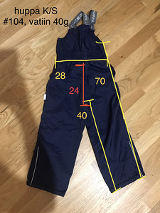 Huppa k/s püksid (vatiin 45g) #104, laagri alevik (7 foto / 10)
