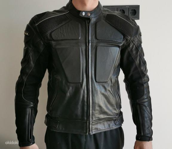 Кожаная мотоциклетная куртка tschule, размер 50 (фото #1)