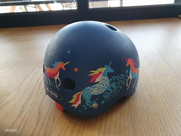 Детский шлем mICRO 'Unicorn' XS (46-50см), со светодиодной п (фото #3)
