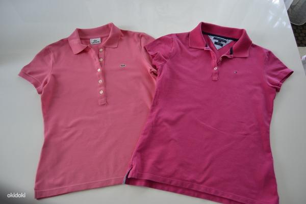 Tommy Hilfiger и Lacoste 2 футболки polo, размер M (фото #1)