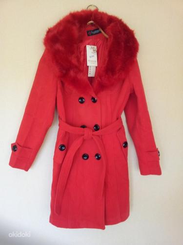 Новое женское красное пальто, nr. M (фото #1)