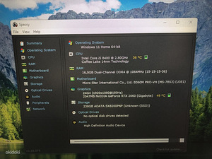 Mänguri arvuti | Gaming PC | RTX 2060 | I5 8400 (4 foto / 4)