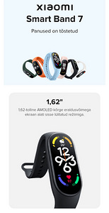 Nutikell Xiaomi Smart Band 7 (3 foto / 5)