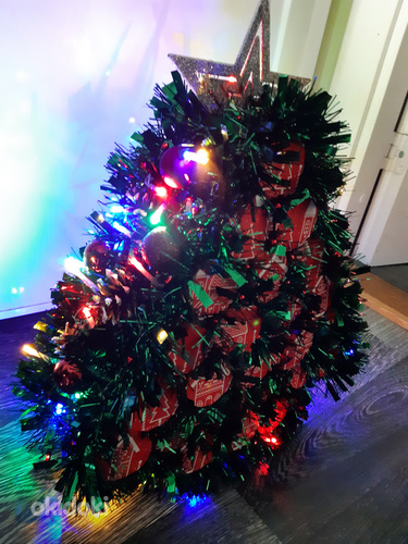 Рождественский адвент-календарь со светодиодной подсветкой (фото #5)