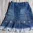 Джинсовая юбка 110 cm (фото #1)