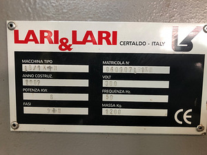 20-14- Lari and Lari CNC kaltavimo staklės (naudotos) (4 nuotrauka iš 4)
