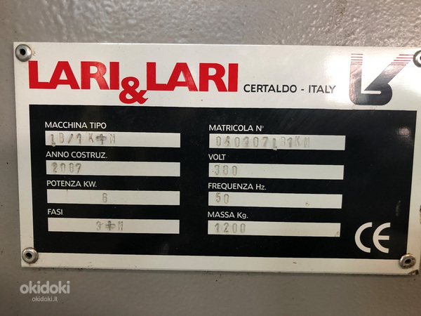20-14- Lari and Lari CNC kaltavimo staklės (naudotos) (nuotrauka #4)