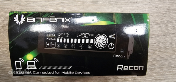 Bitfenix Recon ventilaatorite kontroller 5.25" Reobas (foto #1)