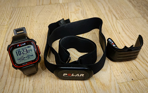 Polar RC3 GPS pulsikell + pulsivöö + rattakinnitus (1 foto / 1)