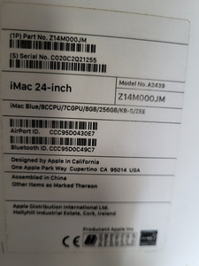 iMAC lisa garantiiga -2025 (2 foto / 3)