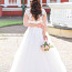 Свадебное платье L - XL, 40- 42, украшение, шубка - муфта (фото #1)