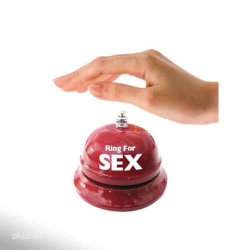 Настольный звонок "Ring for sex". (фото #1)