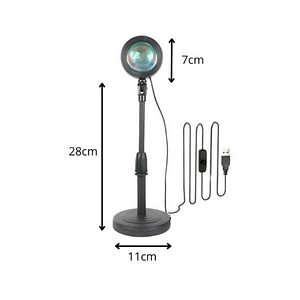 Projektori lamp päikeseloojang ja -tõus imitatsiooniga (2 foto / 4)