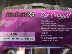 Rattalukud McGard 24214 SU (mutrid, M14x1,5, 1 võti) (2 foto / 3)