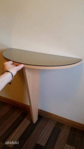 Stiilne laud ümar- peegel- seina- laud (foto #1)