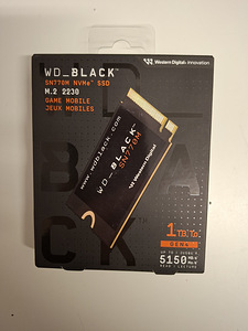 WD Black SN770M 1TB M.2 2230 5150 Мб/с SSD диск (1 фото из 3)