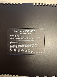 Makita DC18RC kiirlaadija (asendus) 14,4V–18V (2 foto / 2)