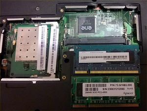 DDR2 PC2-4300 SOD 2 X 256MB Apacer (1 foto / 3)