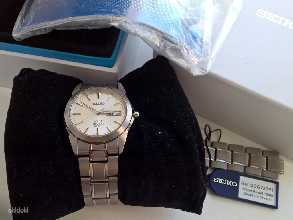 Seiko Sapphire Titanium SGG727P1 Water Resist 100m - Tallinn - Ювелирные  изделия и часы, Часы купить и продать – okidoki