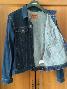 Lands End Denim Trucker Jacket L 52 (2 фото из 9)