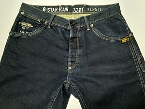 G-Star RAW Denim 3301 Straight Jeans W34 L34 (3 foto / 10)