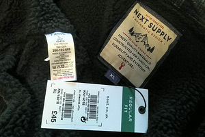 Next Check Borg Lined Twin Pocket Shacket XL (4 foto / 8)