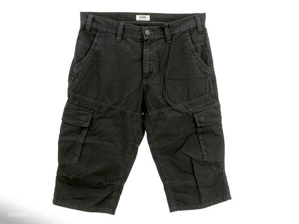 PIONEER Jeans Shorts Bermudas 3 QUARTER CARGO black W34 (foto #8)
