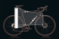 Защитная клейкая пленка ПВХ для велосипедной рамы