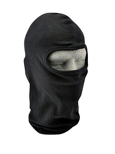 Must puuvillane mootorratas Balaclava (1 foto / 6)