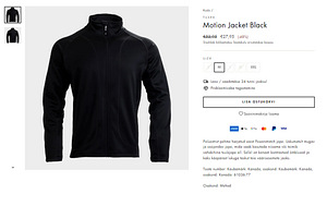 Tuxer Motion Jacket Black - L (6 foto / 7)
