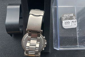 Citizen Chronograph Titamium 100M 0510-S72391 Watch Japan (3 foto / 6)