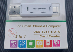USB OTG 3in1 Card Reader Micro USB+Type-C (3 foto / 4)