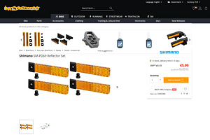 Shimano PD-EF202 Bike Flat Pedals + Reflector SM-PD69 (9 foto / 10)