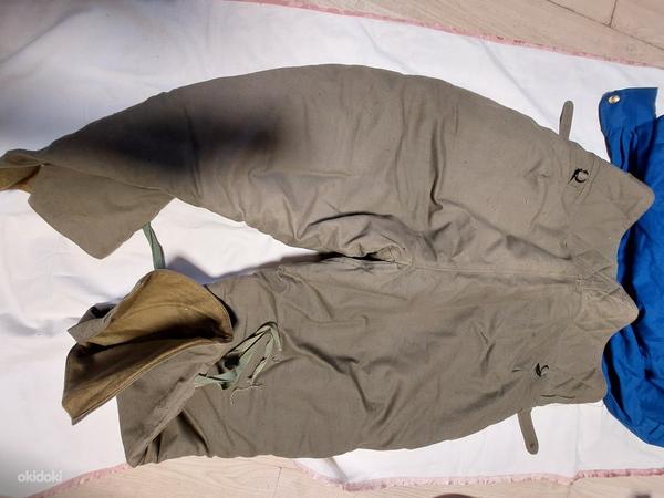 Военное пальто и ватные брюки (фото #6)